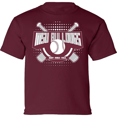 Mississippi State YOUTH Baseball Dotscape Tee