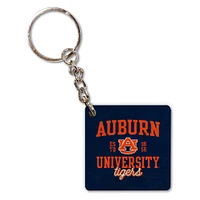 Auburn Scholar Script Keychain