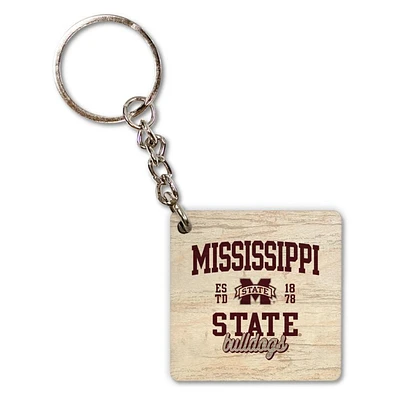 Mississippi State Scholar Script Keychain