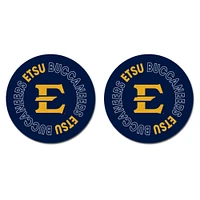 ETSU 2-Pack Car Coasters