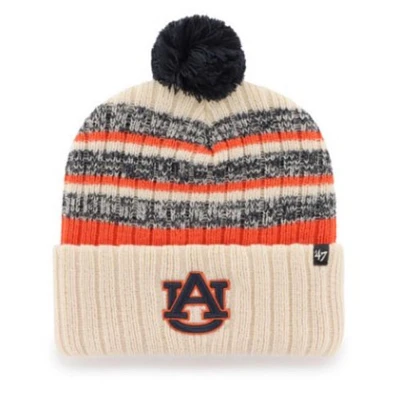 Auburn 47 Brand Tavern Cuff Knit Pom Beanie