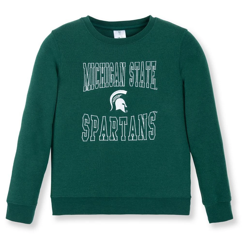 Michigan State Zoozatz YOUTH Fleece Crewneck Sweatshirt