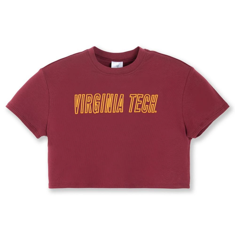 Virginia Tech Zoozatz YOUTH Boxy Crop Tee