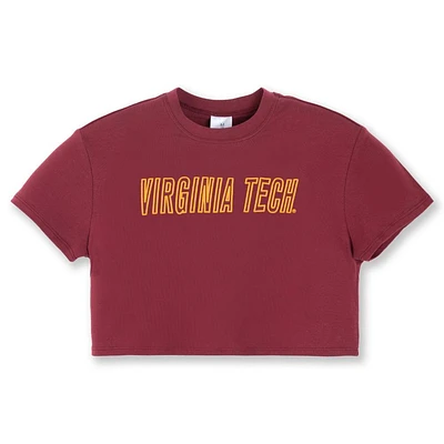 Virginia Tech Zoozatz YOUTH Boxy Crop Tee