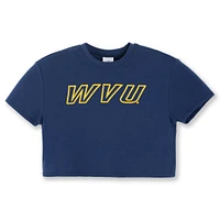 West Virginia Zoozatz YOUTH Boxy Crop Tee