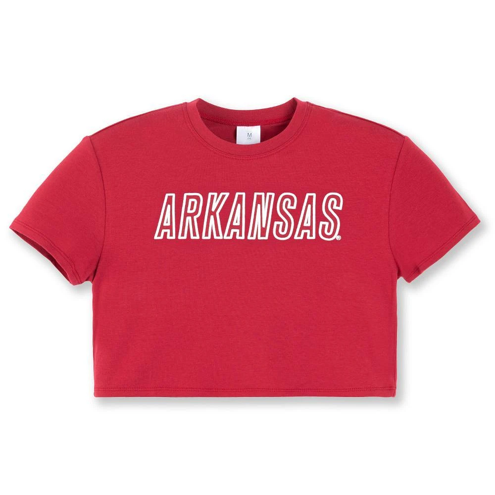 Arkansas Zoozatz YOUTH Boxy Crop Tee