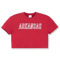Arkansas Zoozatz YOUTH Boxy Crop Tee