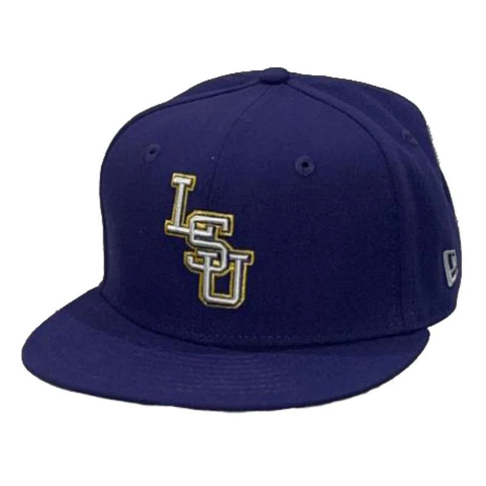 LSU New Era YOUTH 950 Stacked LSU Snapback Cap