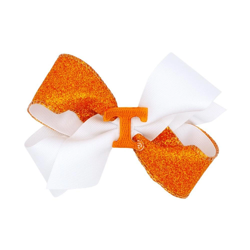 Tennessee Wee Ones Medium Two-Tone Glitz Grosgrain Hair Bow