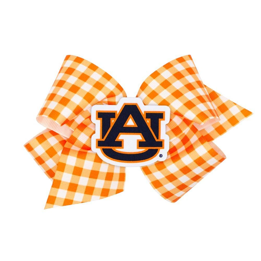 Auburn Wee Ones King Gingham Grosgrain Hair Bow