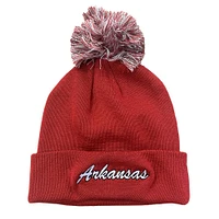 Arkansas The Game Roll Up Pom Beanie