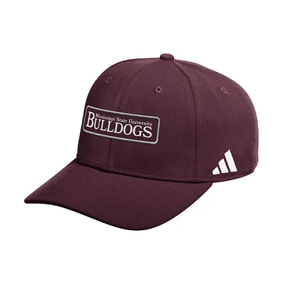 Mississippi State Adidas Slouch Stretch Fitted Hat