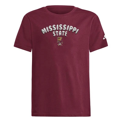 Mississippi State Adidas YOUTH Inflate Fresh Tee