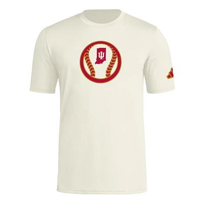 Indiana Adidas Gold Standard Home Plate Pregame Tee