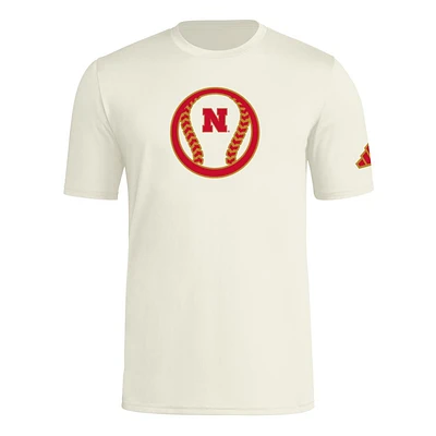 Nebraska Adidas Gold Standard Baseball Icon Pregame Tee