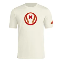 Nebraska Adidas Gold Standard Baseball Icon Pregame Tee