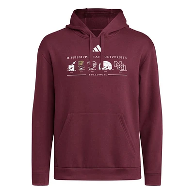 Mississippi State Adidas School Heritage Hoodie