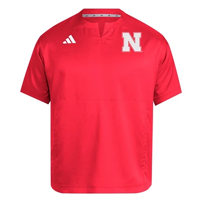 Nebraska Adidas DTG Cage Jacket