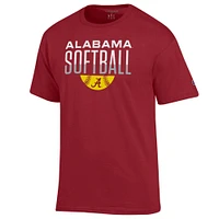 Alabama Champion Women's Split Color Softball Tee