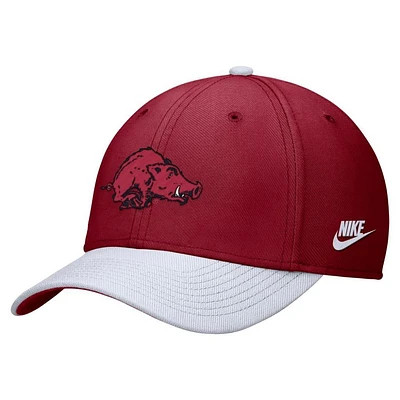 Arkansas Nike Vault Rise Structured Swooshflex Cap