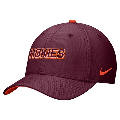 Virginia Tech Nike Rise Structured Swooshflex Cap