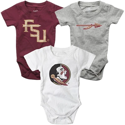 Florida State Wes and Willy Infant 3 Pack Hopper Set
