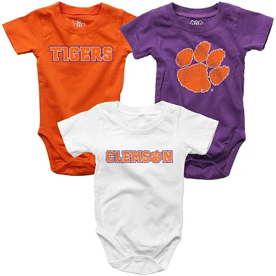 Clemson Wes and Willy Infant 3 Pack Hopper Set
