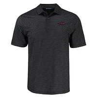 Arkansas Cutter & Buck Pike Eco Shadow Check Print Polo