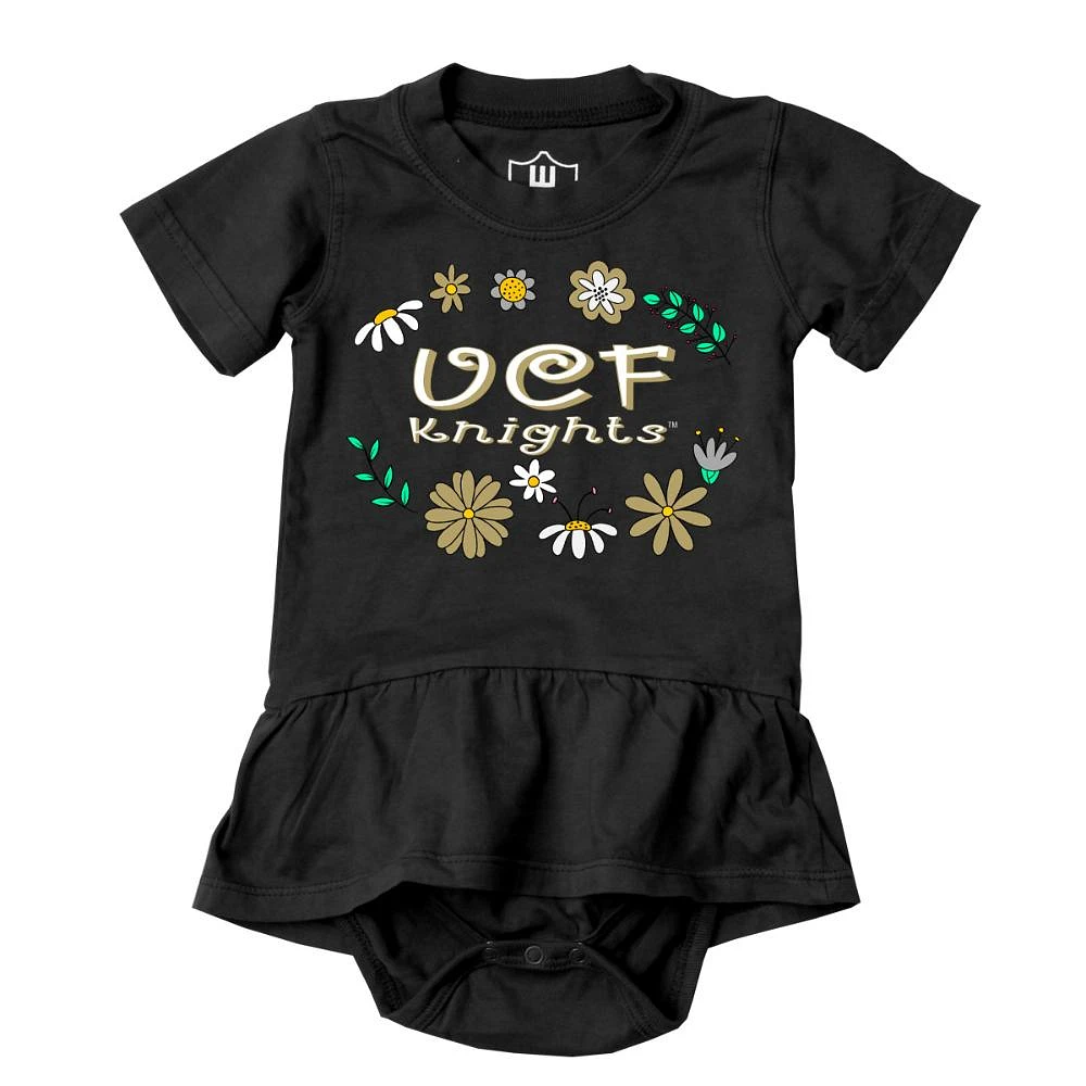 UCF Wes and Willy Infant Flower Jersey Hopper Onesie