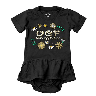 UCF Wes and Willy Infant Flower Jersey Hopper Onesie