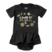 UCF Wes and Willy Infant Flower Jersey Hopper Onesie