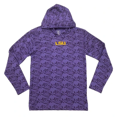 LSU Wes and Willy YOUTH All Over Printed Hoodie