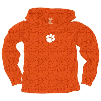 Clemson Wes and Willy Kids All Over Printed Hoodie