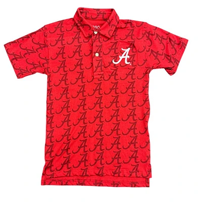 Alabama Wes and Willy YOUTH All Over Printed Polo