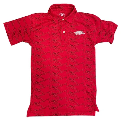 Arkansas Wes and Willy YOUTH All Over Printed Polo