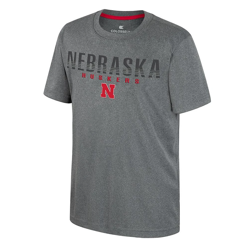 Nebraska Colosseum YOUTH Cyclone Poly Tee