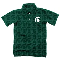 Michigan State Wes and Willy YOUTH All Over Printed Polo