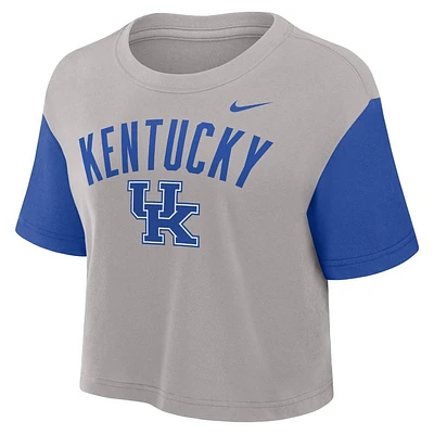 Kentucky Nike Women's Colorblocked Crop Tee