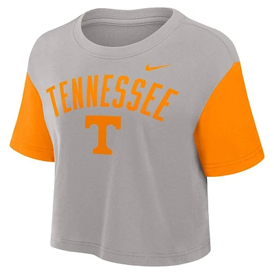 Tennessee Nike Women's Colorblocked Crop Tee