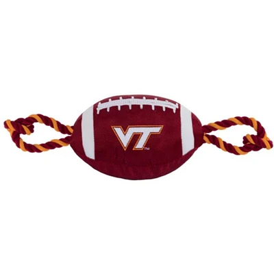 Virginia Tech Nylon Football Tug Toy