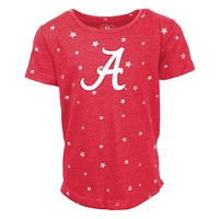Alabama Wes and Willy Toddler Shimmer Star Drop Tee