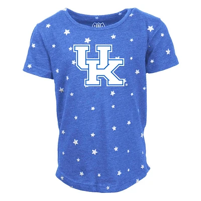 Kentucky Wes and Willy Toddler Shimmer Star Drop Tee