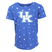 Kentucky Wes and Willy Toddler Shimmer Star Drop Tee