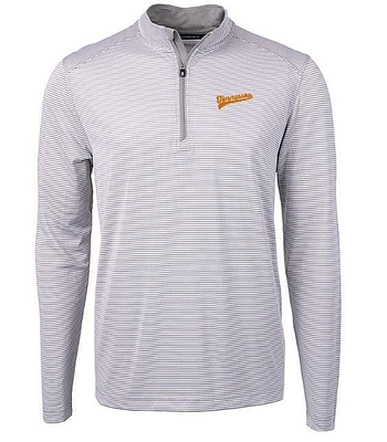 Tennessee Script Cutter & Buck Virtue Eco Micro Stripe Pullover