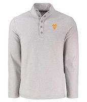 Tennessee UT Interlock Cutter & Buck Hunts Point Textured Fleece Snap Pullover