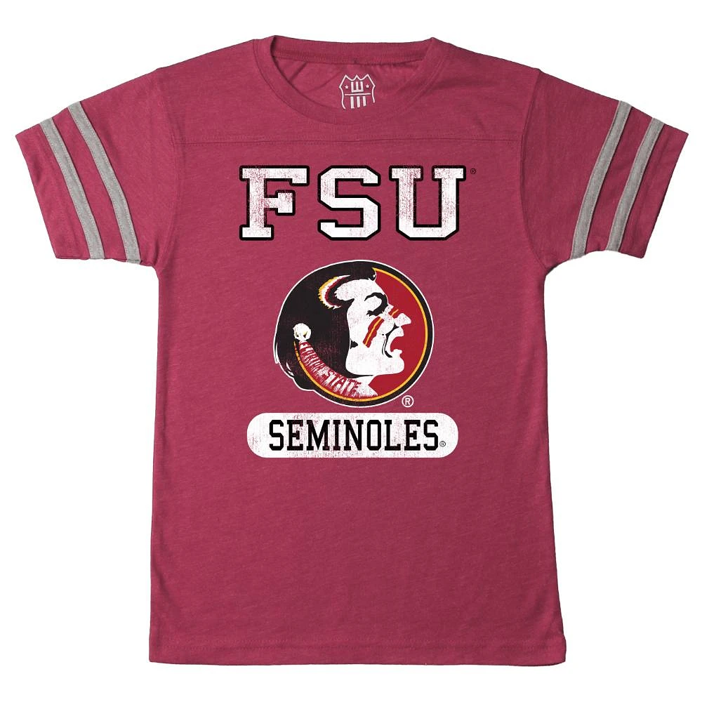 Florida State Wes and Willy Vault Toddler Stripe Sleeve Tee