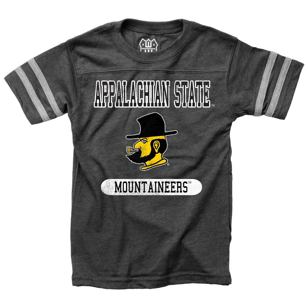 App State Wes and Willy Toddler Stripe Sleeve Tee