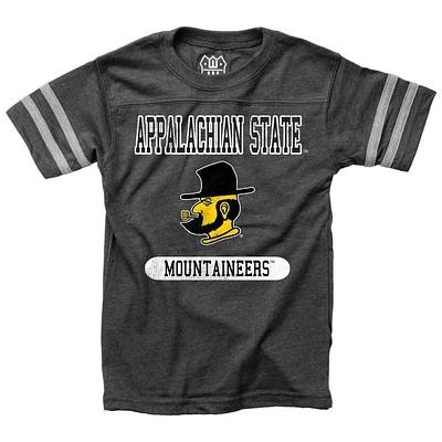 App State Wes and Willy Toddler Stripe Sleeve Tee