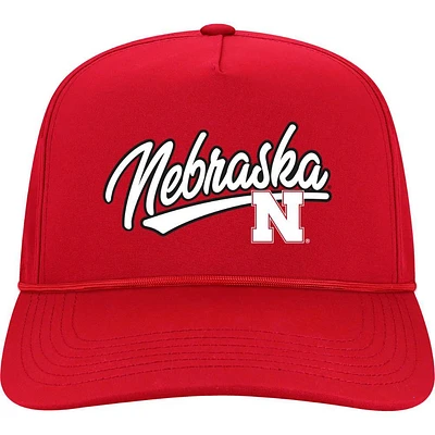 Nebraska Legacy Caddy Chain Stitch Rope Snapback Cap