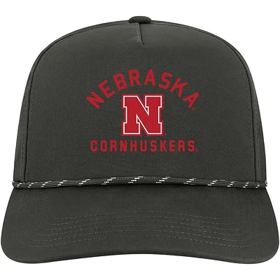 Nebraska Legacy Caddy Alt Arch Rope Snapback Cap